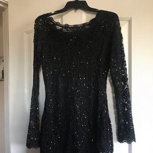 Black Lace Cocktail Dress -NWOT